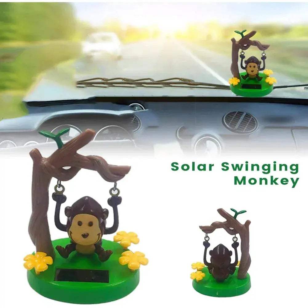 Solar Powered Dancing Monkey Toy For Car Dashboard Decoration - ToylandEU