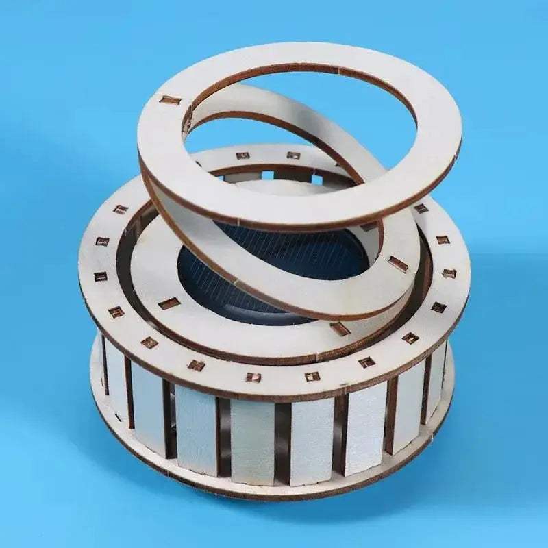 Solar Powered Double Ring Science Toy For DIY Experiments - ToylandEU