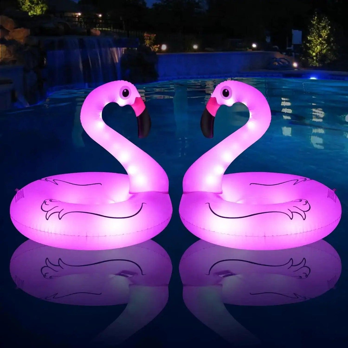  Solar Powered Inflatable Flamingo Pool Float For Adults -  ToylandEU™