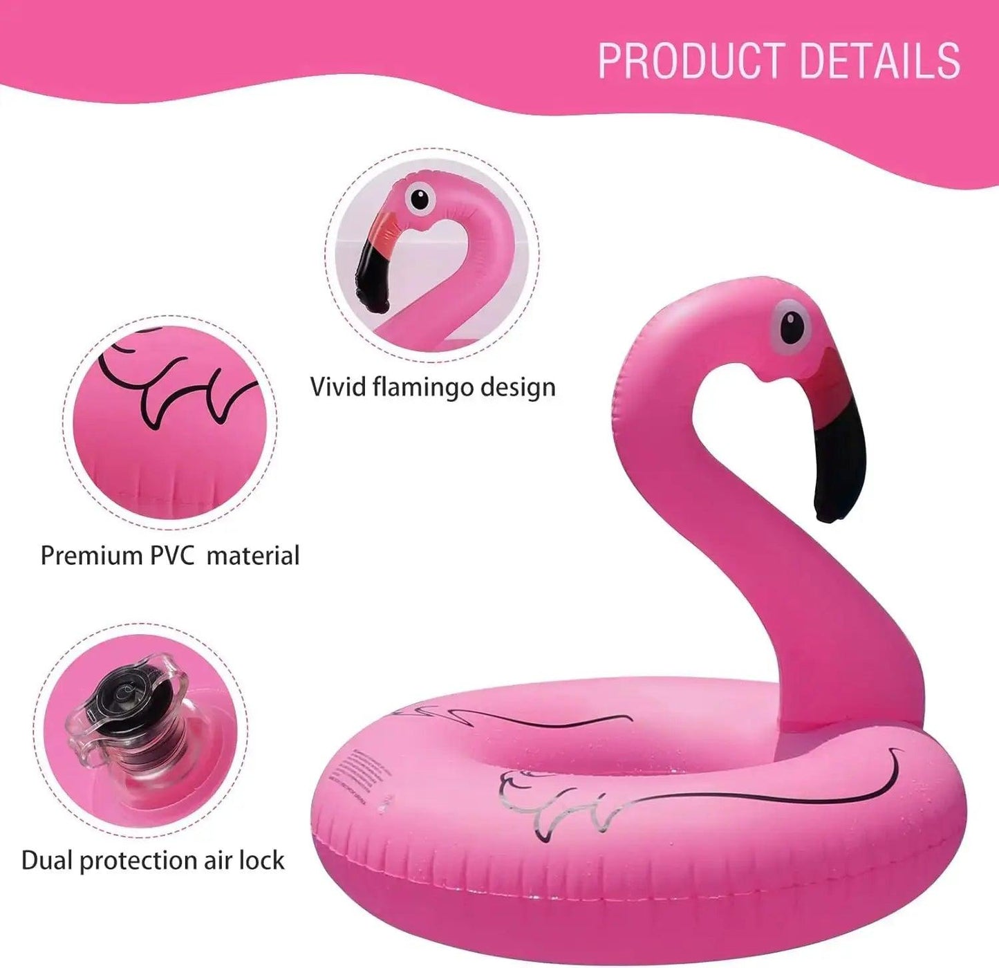  Solar Powered Inflatable Flamingo Pool Float For Adults -  ToylandEU™