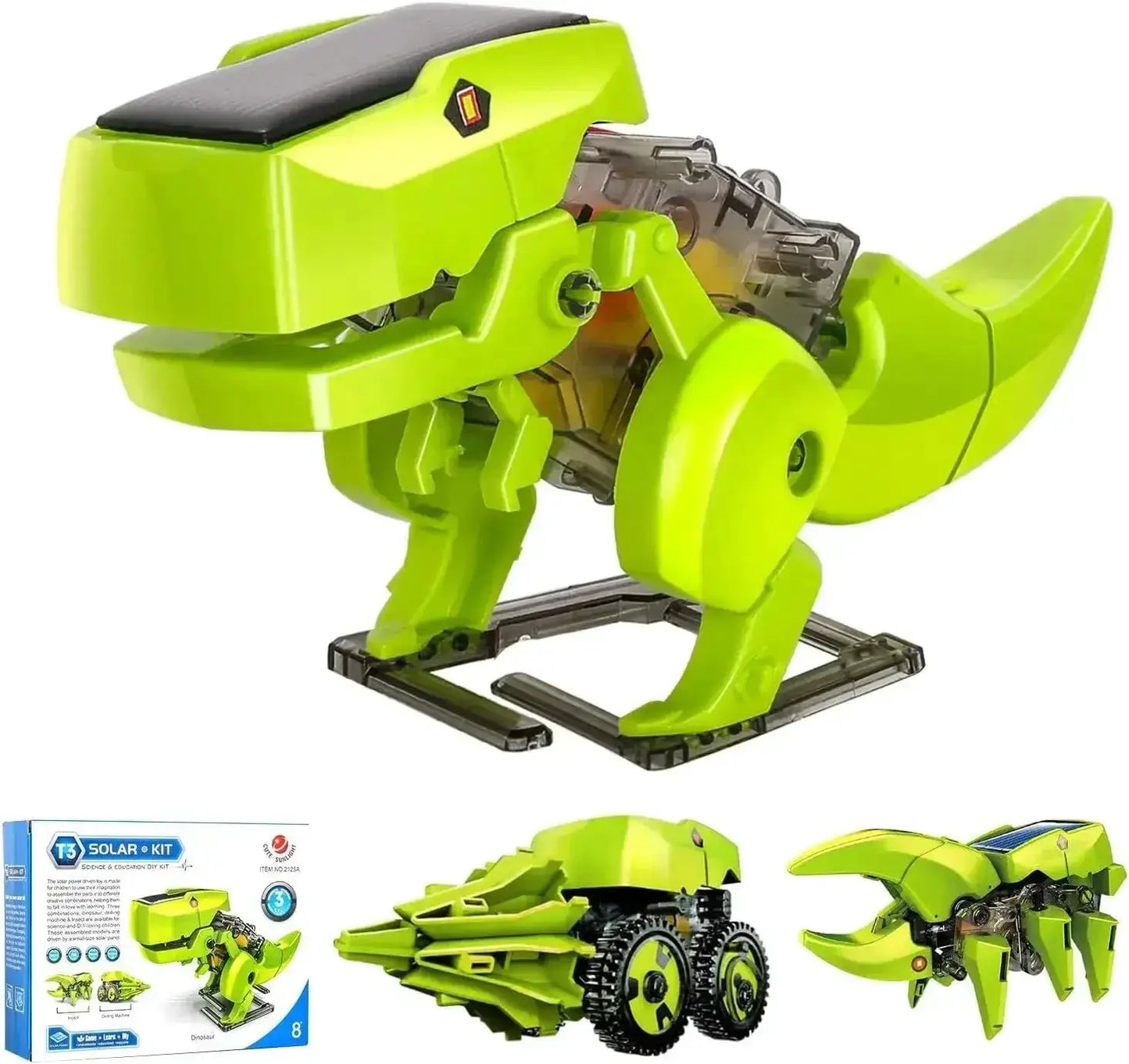 Solar Powered Robot Kit 3-In-1 STEM Toy For Kids Build - ToylandEU