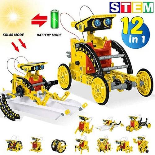 Solar-Powered Robot Kit - Fun & Educational Science Experiment for Kids - ToylandEU