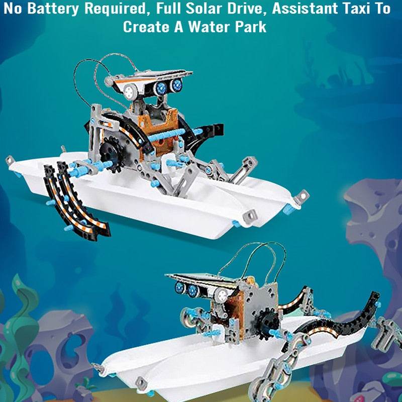 Solar-Powered Robot Kit - Fun & Educational Science Experiment for Kids - ToylandEU