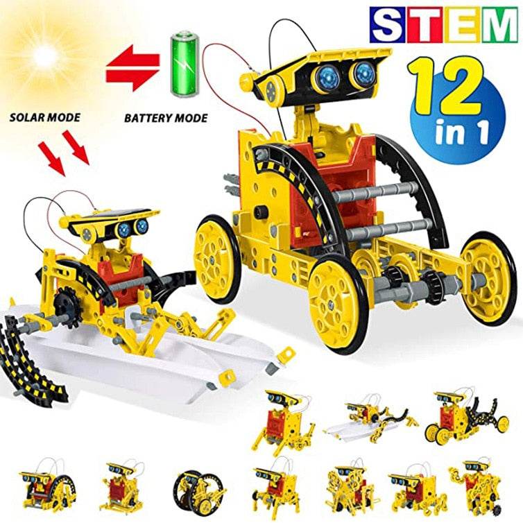 Solar-Powered Robot Kit - Fun & Educational Science Experiment for Kids - ToylandEU