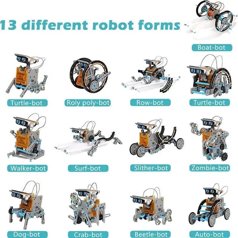  Solar Powered Robot Kit STEM Education Puzzles -  ToylandEU™