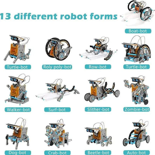  Solar Powered Robot Kit STEM Education Puzzles -  ToylandEU™