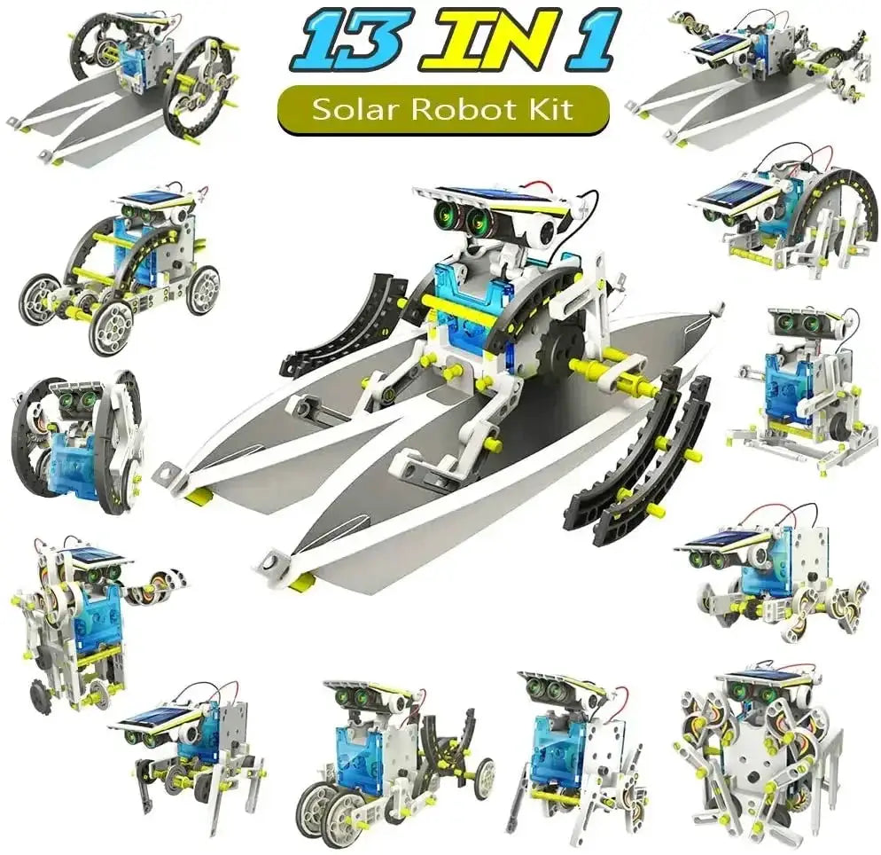 Solar Powered Robotics Kit Thirteen In One For STEM - ToylandEU