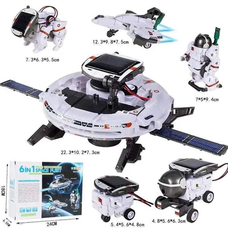 Solar Powered STEM Robot Kit For Kids Educational Spacecraft Builders - ToylandEU