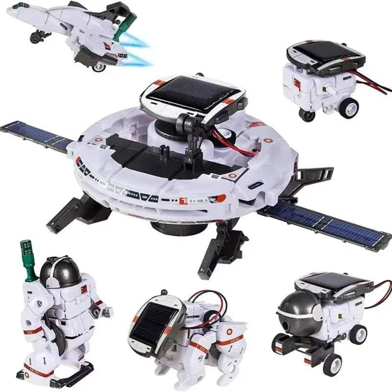 Solar Powered STEM Robot Kit For Kids Educational Spacecraft Builders - ToylandEU