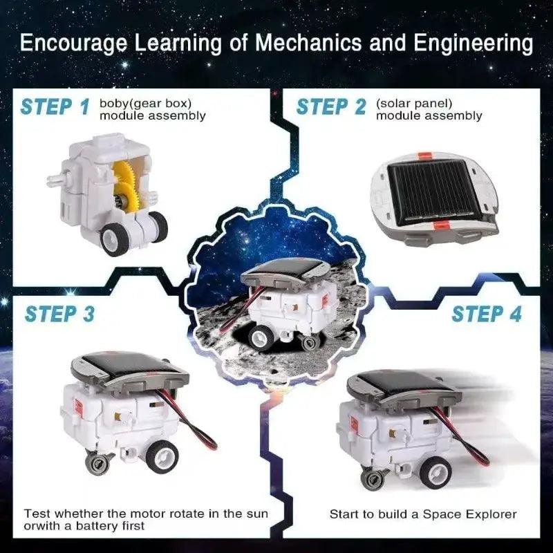  Solar Powered STEM Robot Kit for Kids Spacecraft -  ToylandEU™