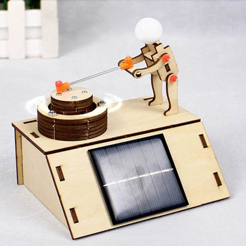 Solar Powered Science Toy Kit Push Grinding Mill For Kids - ToylandEU