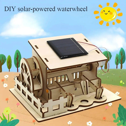  Solar Powered Waterwheel DIY Educational Puzzle Kit Pro -  ToylandEU™
