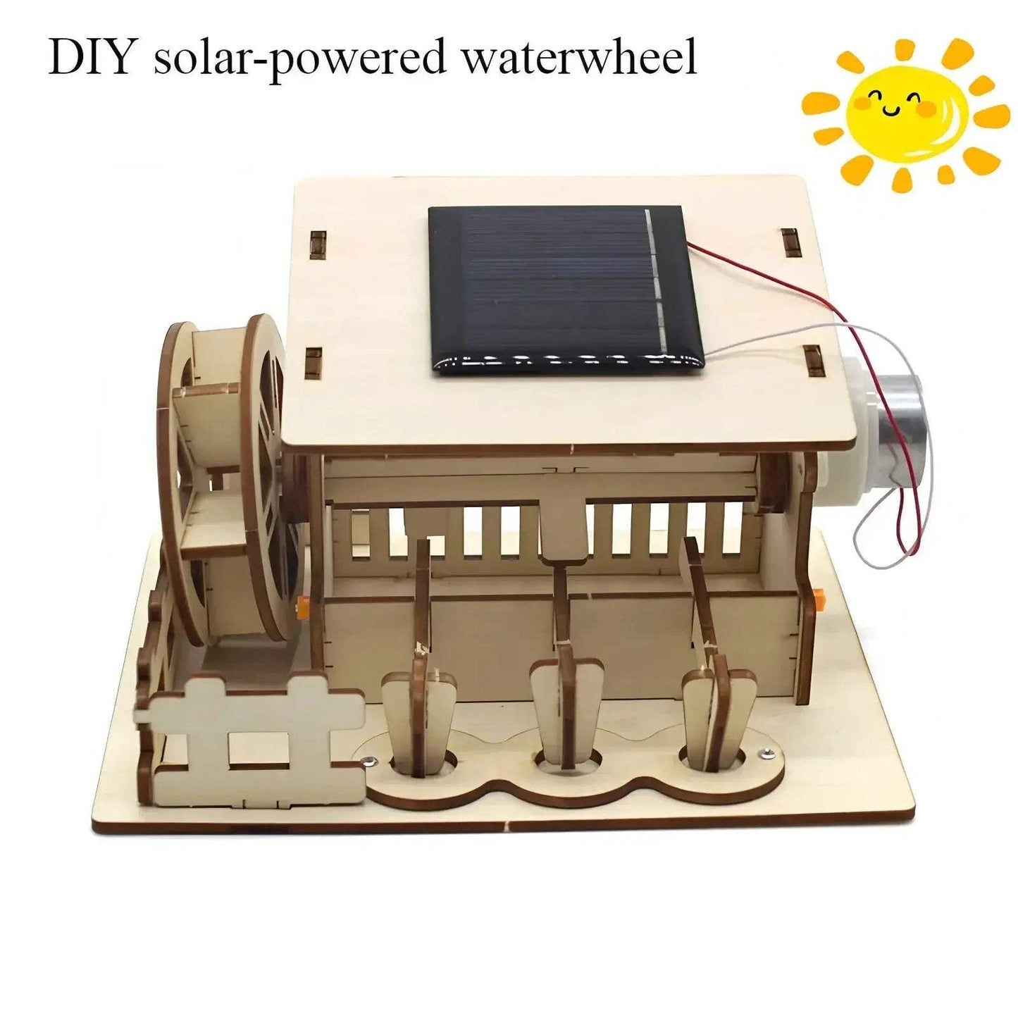 Solar Powered Waterwheel DIY Educational Puzzle Kit - ToylandEU