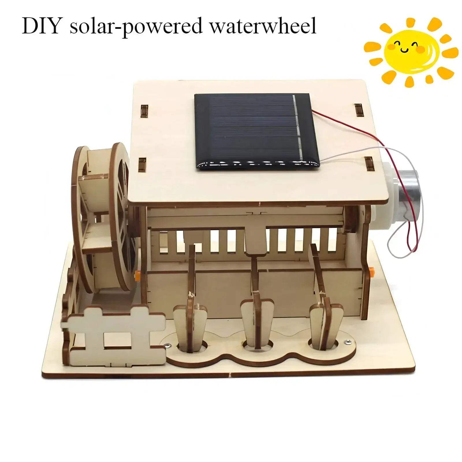Solar Powered Waterwheel DIY Educational Puzzle Kit - ToylandEU