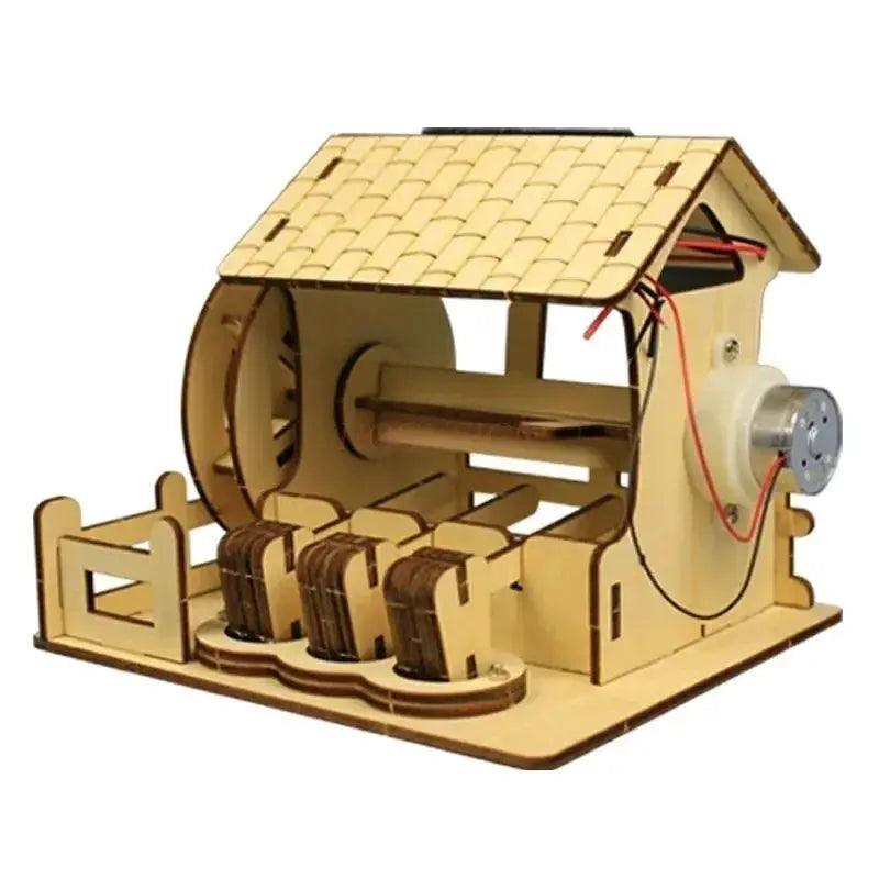  Solar Powered Wooden Rice Mill Toy Kit For Kids Stem -  ToylandEU™