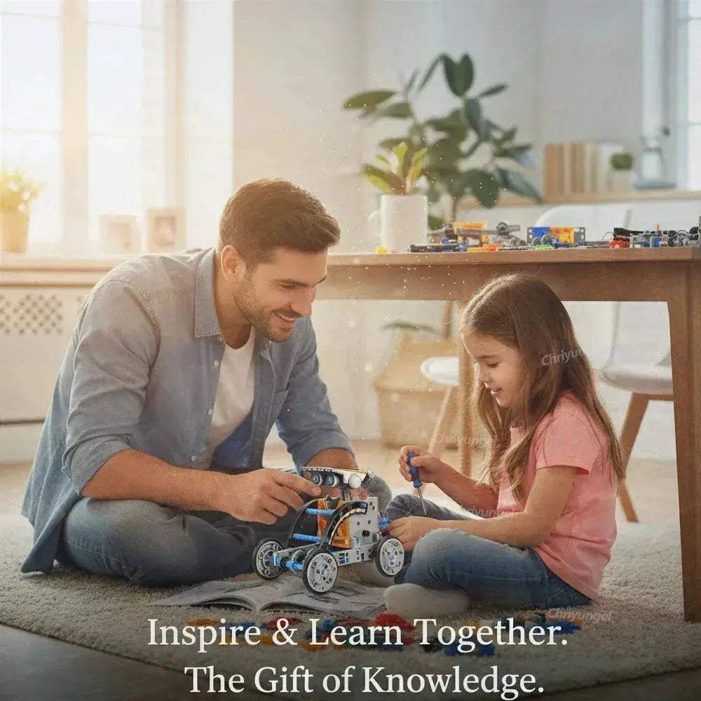 Solar Robot Kit 13-In-1 For STEM Learning And Experiments - ToylandEU