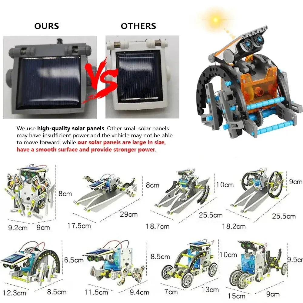  Solar Robot Kit 13-In-1 for STEM Education Hands On Fun -  ToylandEU™