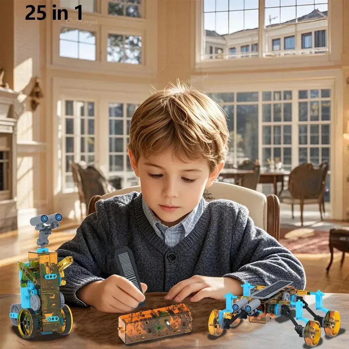  Solar Robot Kit 25 In 1 For Kids STEM Learning Kit -  ToylandEU™