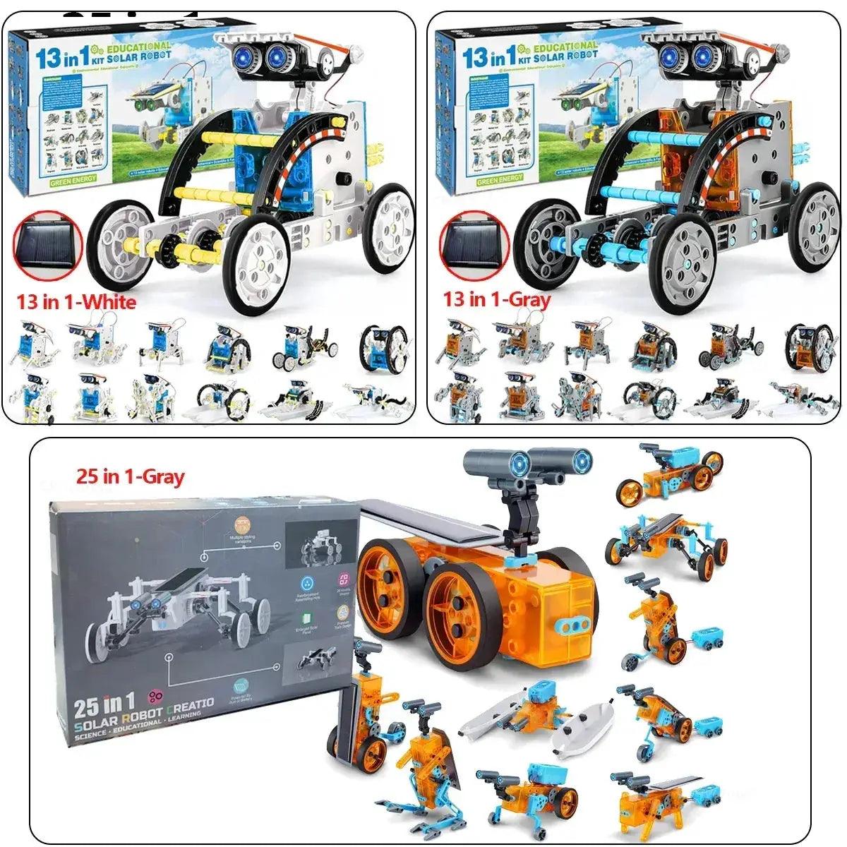  Solar Robot Kit 25 In 1 For Kids STEM Learning Kit -  ToylandEU™