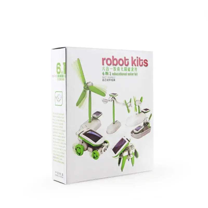 Solar Robot Kit 6 In 1 STEM Educational Premium Playthings - ToylandEU