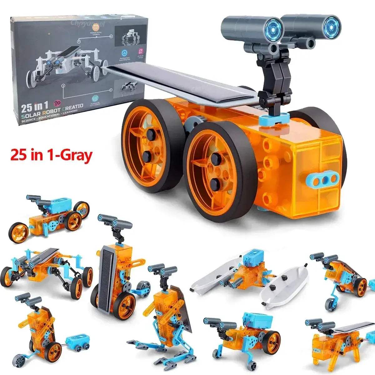 Solar Robot KitPro 25 In 1 For Kids STEM Engineering - ToylandEU