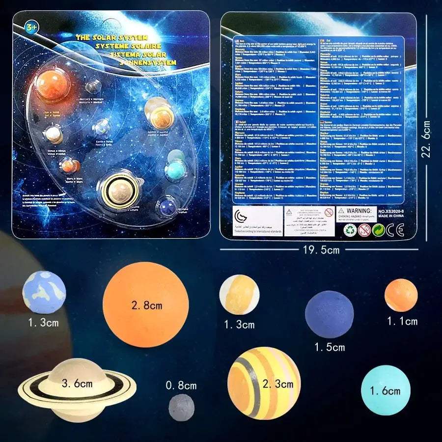 Solar System 3D Model Kit For Hands On Science Education - ToylandEU