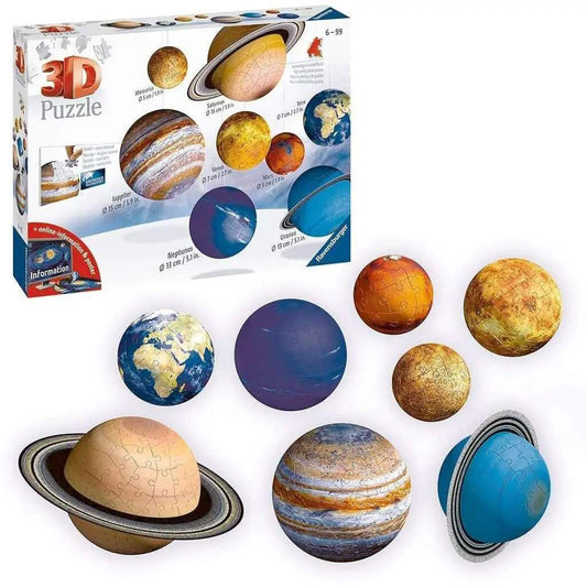  Solar System 540 Piece 3D Jigsaw Puzzle Ravensburger -  ToylandEU™