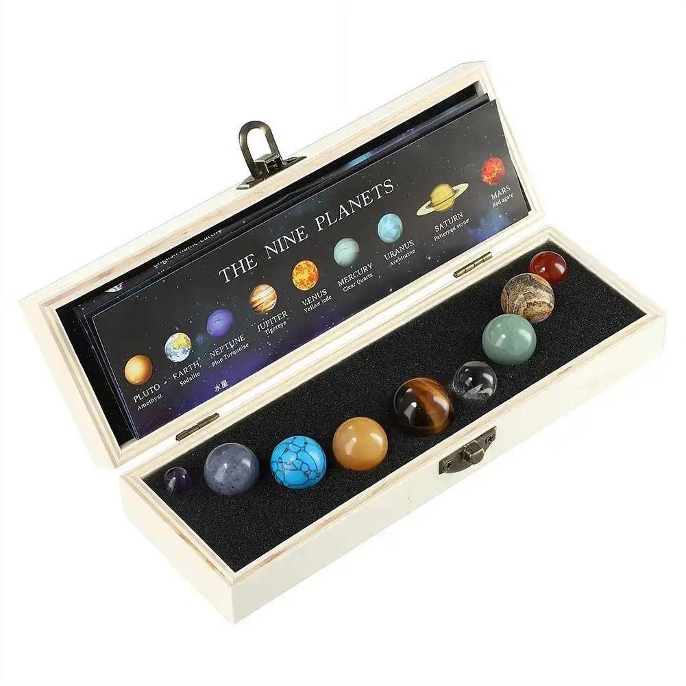  Solar System Crystal Gemstones Orbs Educational Decor -  ToylandEU™