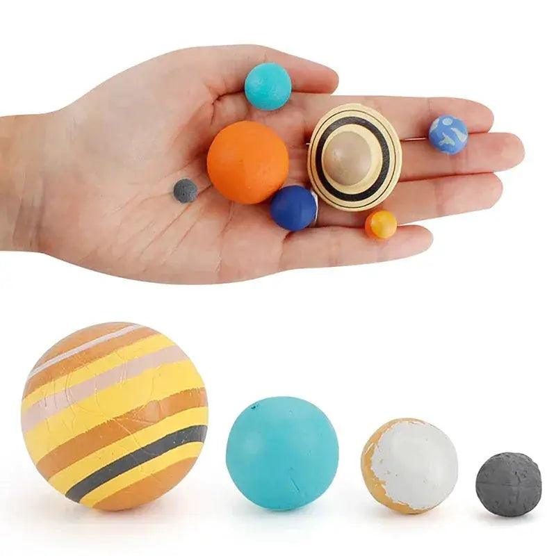  Solar System Model Kit 9 Piece Planet Figures -  ToylandEU™