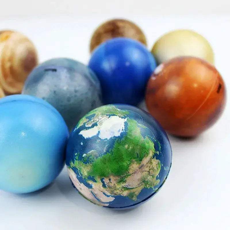Solar System Planets Bouncy Ball Educational Stress Relief Toy - ToylandEU