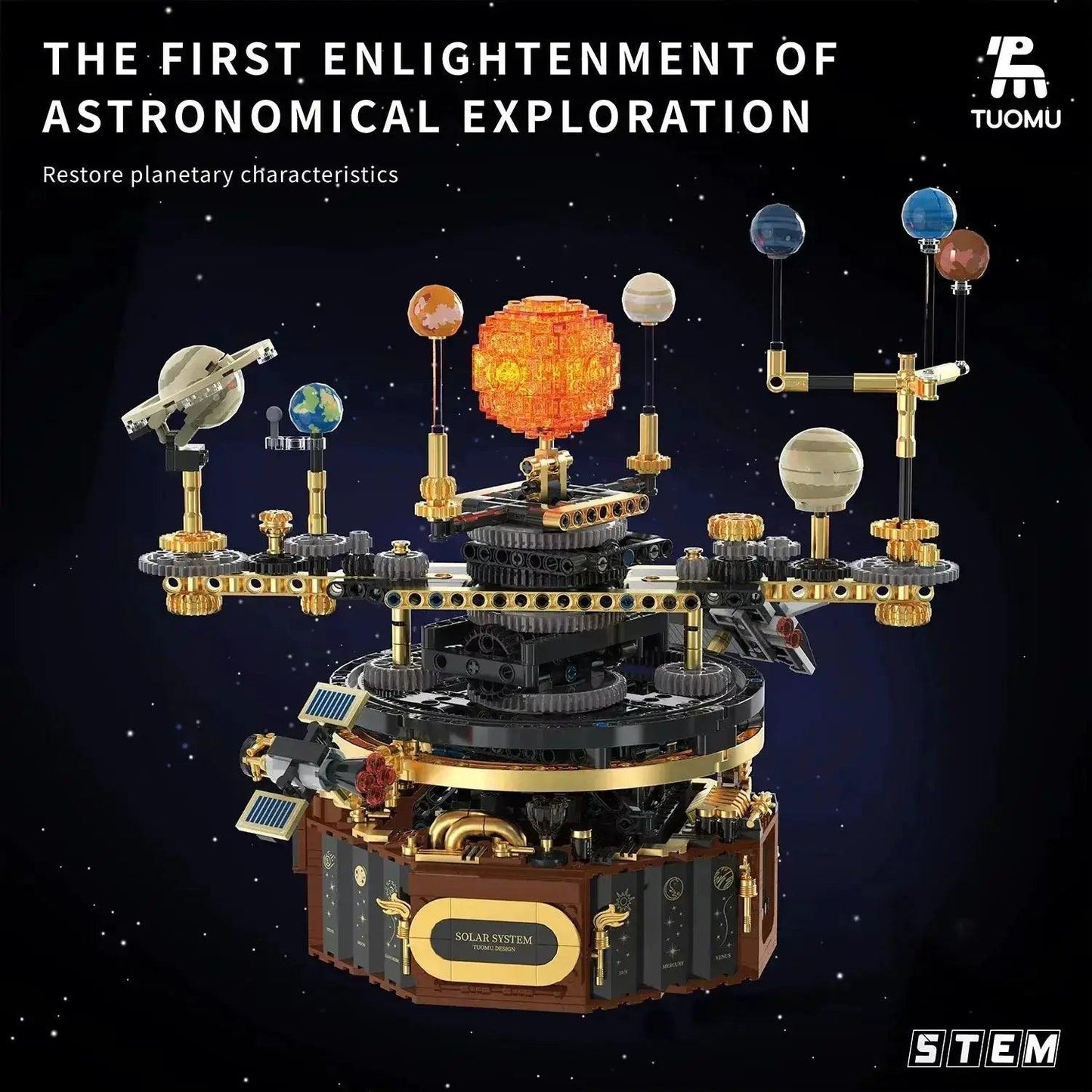  Solar System STEM Light Up Rotating Model Educational -  ToylandEU™