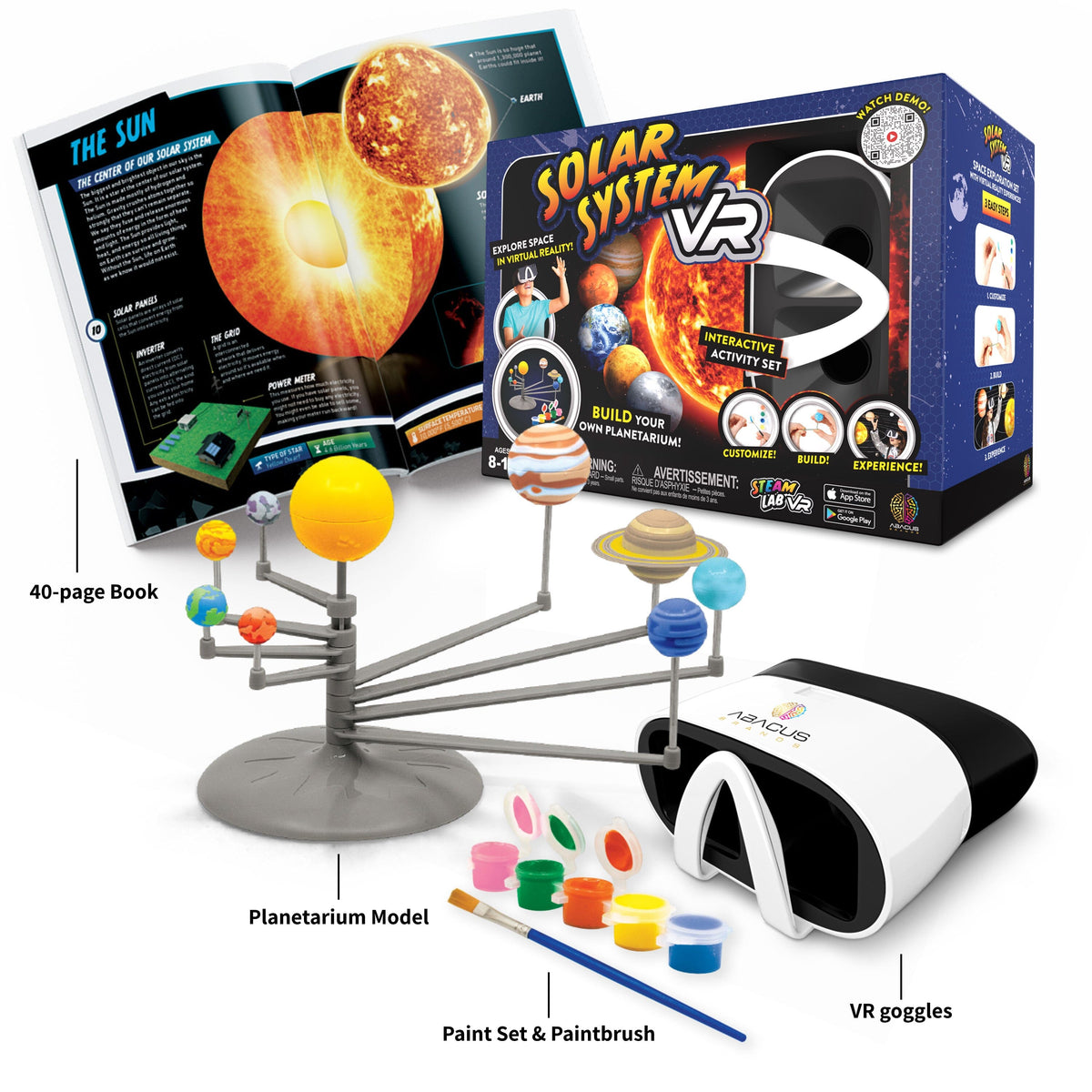 Solar System VR Kit | Includes VR Goggles | Toylandeu™