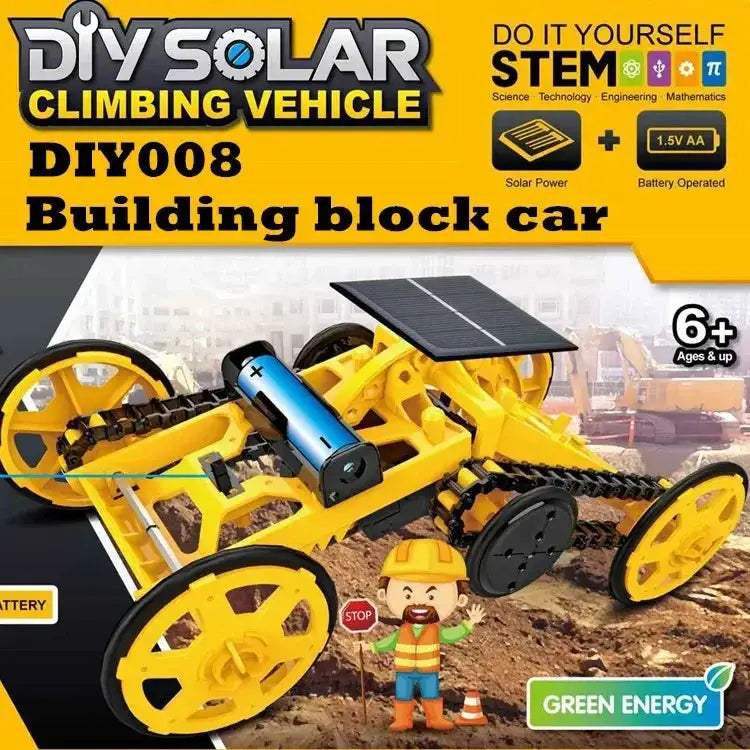 Solar Toy Robot Kit Educational All Wheel Drive Climbing Car - ToylandEU