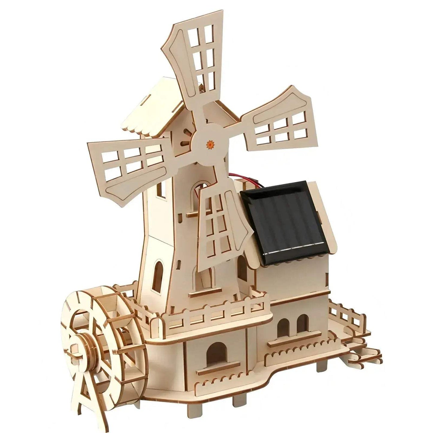 Solar Windmill House DIY Kit For Kids Educational Puzzle - ToylandEU