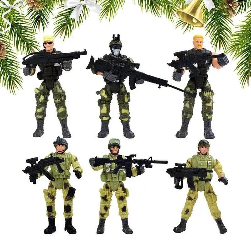  Soldier Figurines 6 Pieces Collectible Soldiers Play Set -  ToylandEU™