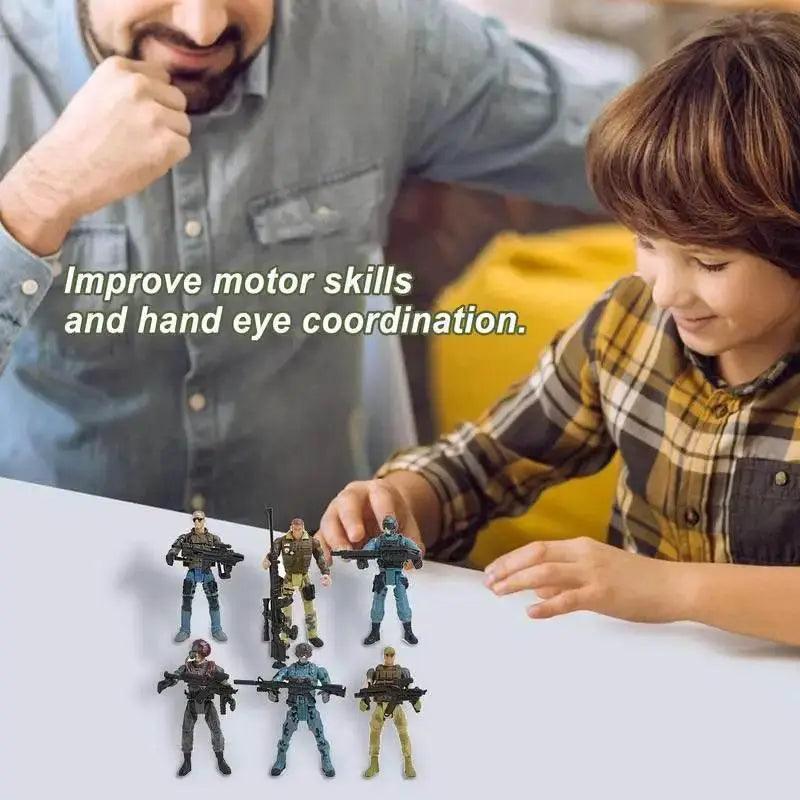  Soldier Figurines 6 Pieces Collectible Soldiers Play Set -  ToylandEU™