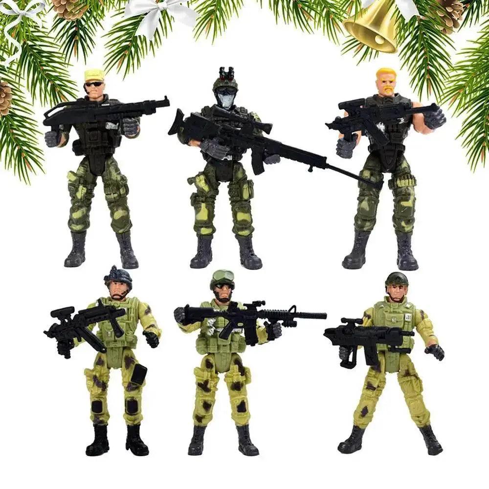  Soldier Figurines 6 Pieces Collectible Soldiers Play Set -  ToylandEU™