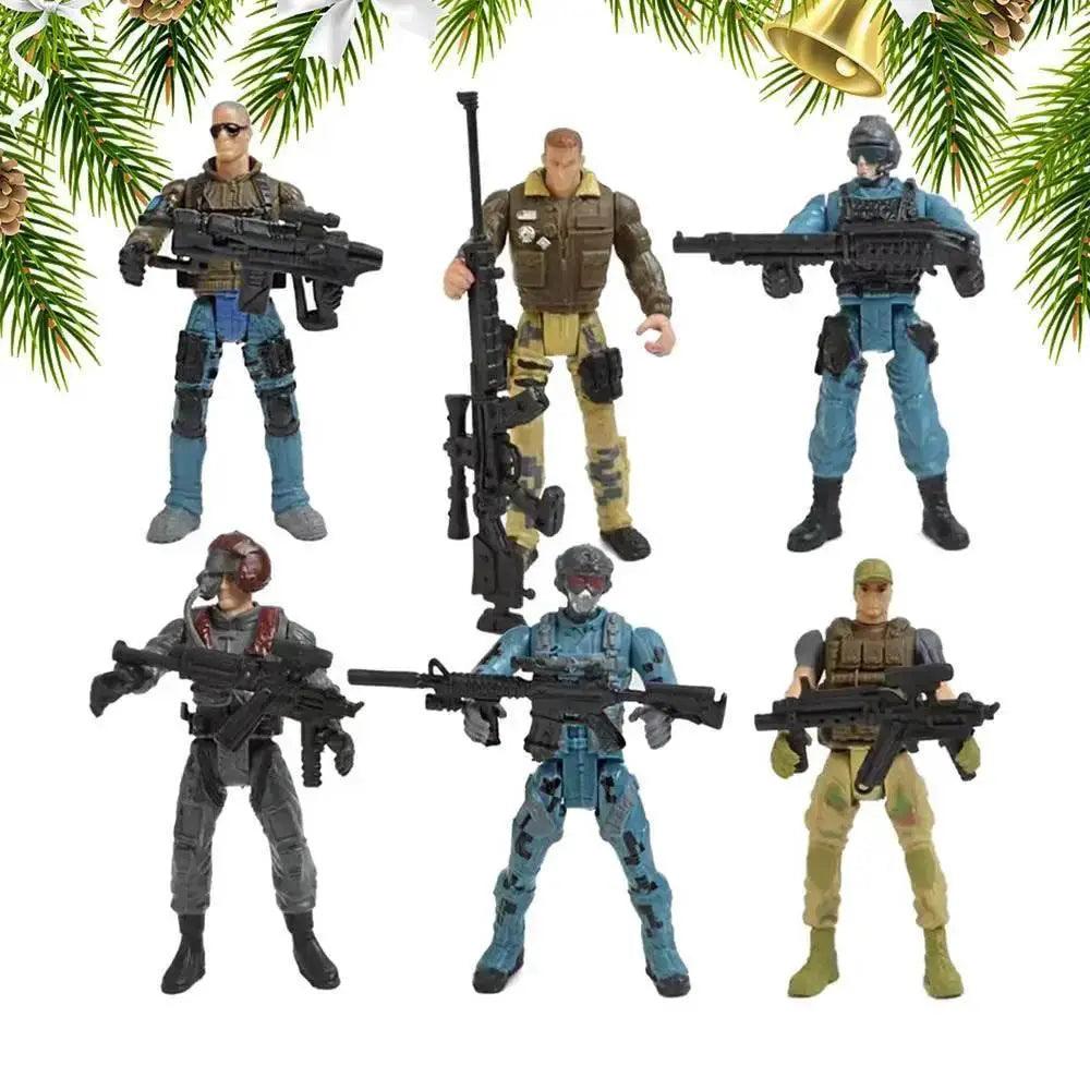  Soldier Figurines 6 Pieces Collectible Soldiers Play Set -  ToylandEU™