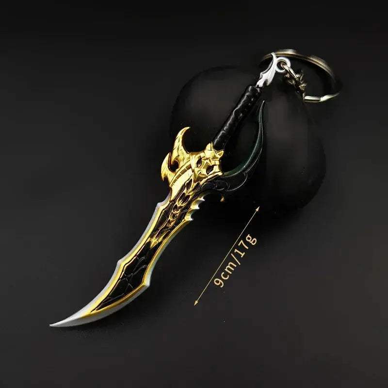 Solo Leveling Anime Manwha Sung Jinwoo Knight Killer Dagger Kasaka's Venom Fang Keychains Pendant - ToylandEU