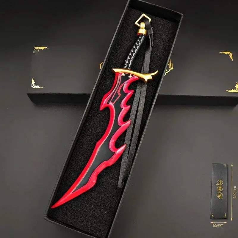 Solo Leveling Anime Manwha Sung Jinwoo Knight Killer Dagger Kasaka's Venom Fang Keychains Pendant - ToylandEU