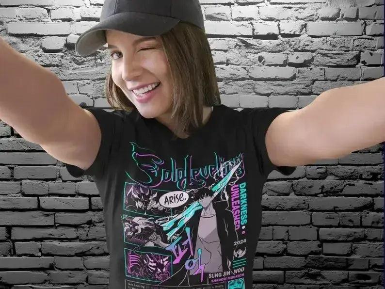  Solo Leveling Shirt Fan Art Premium Quality Tee -  ToylandEU™