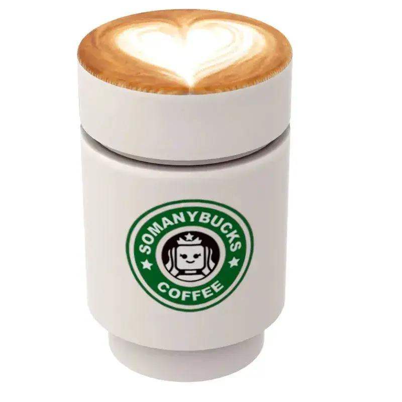 Somanybucks Coffee Cup with Heart Foam on Top - B3 Customs - ToylandEU