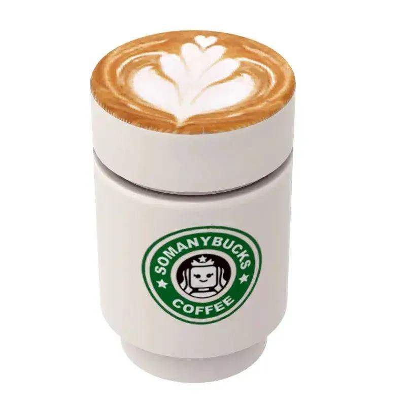 Somanybucks Coffee Cup with Leaf Foam on Top - B3 Customs - ToylandEU