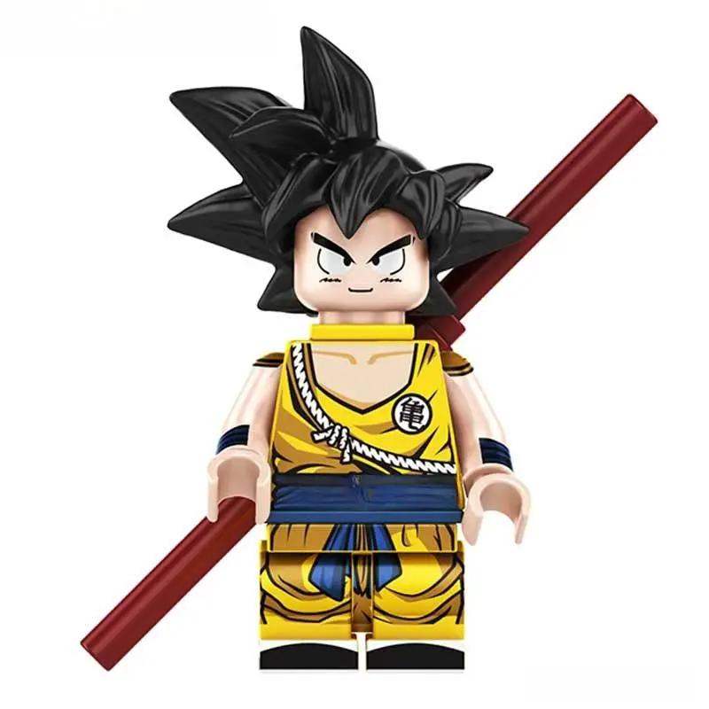 Son Goku Dragon Ball Z Super Lego Minifigures Anime Custom Toys G-6a - Minifigure Toys