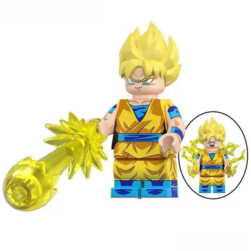 Son Goku Dragon Ball Z Super Lego Minifigures Best Custom Anime Toys G-12 - Minifigure Toys