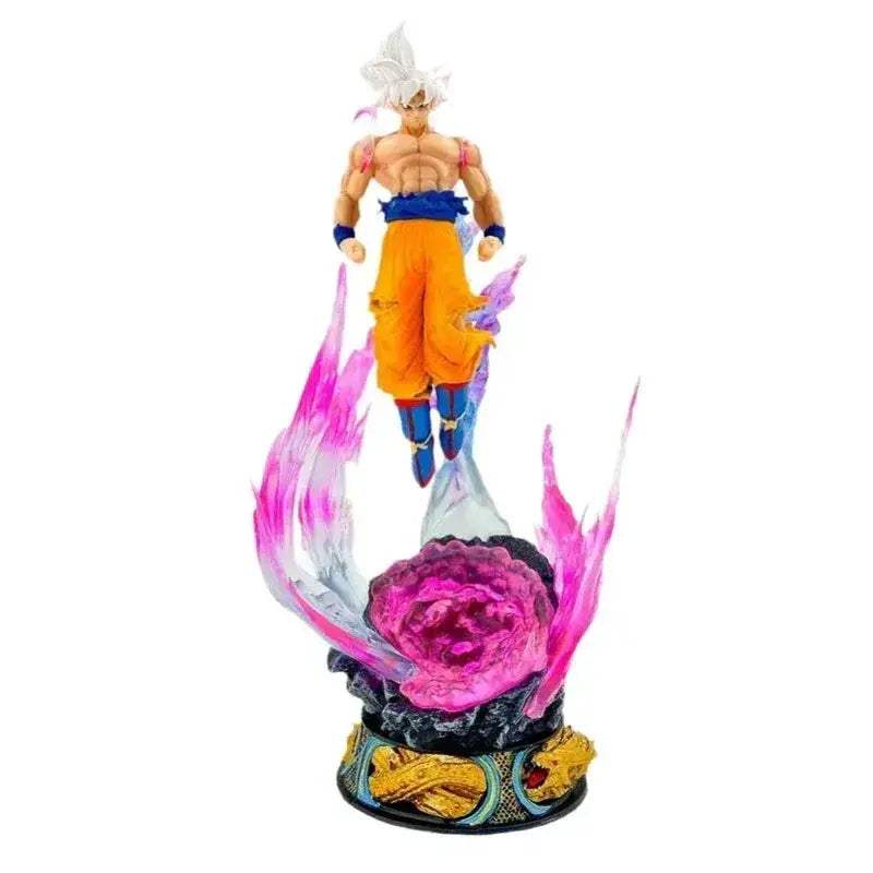 Son Goku Ultra Instinct Anime Figure, Super Saiyan Dragon Ball Anime Figurines 25cm - ToylandEU