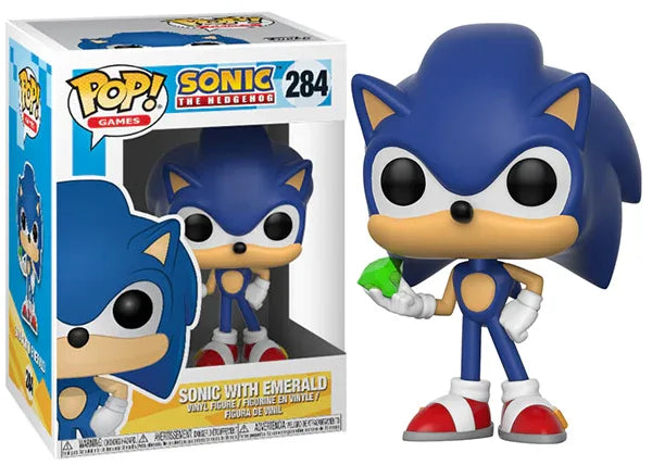 Sonic The Hedgehog Emerald Funko Pop 284 Near Mint Condition - ToylandEU