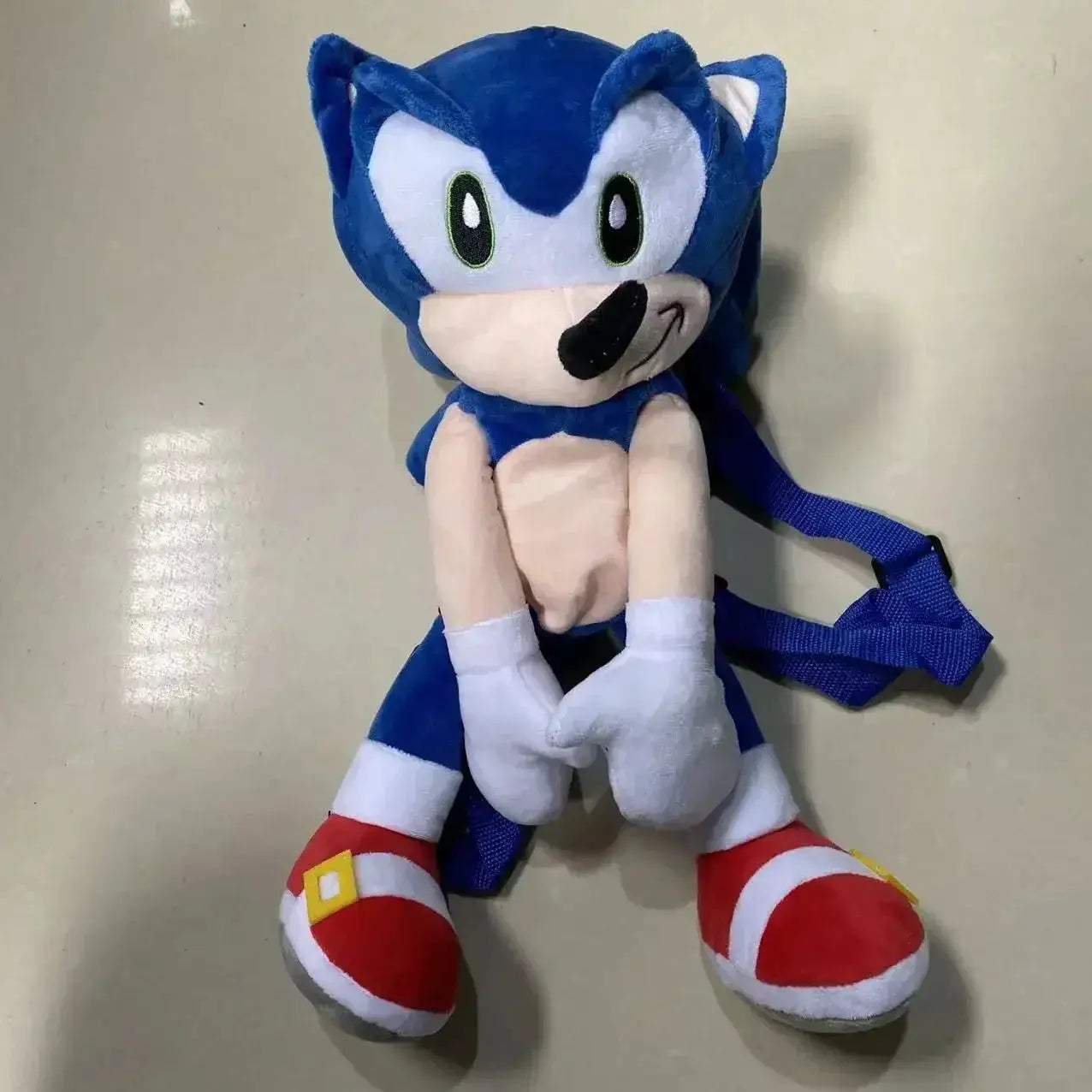 Sonic Plush Backpack 3D Hedgehog Cute School Bag Large Capacity - ToylandEU