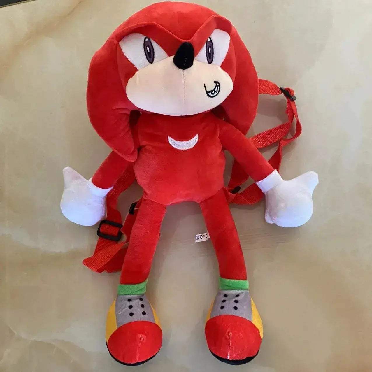 Sonic Plush Backpack 3D Hedgehog Cute School Bag Large Capacity - ToylandEU