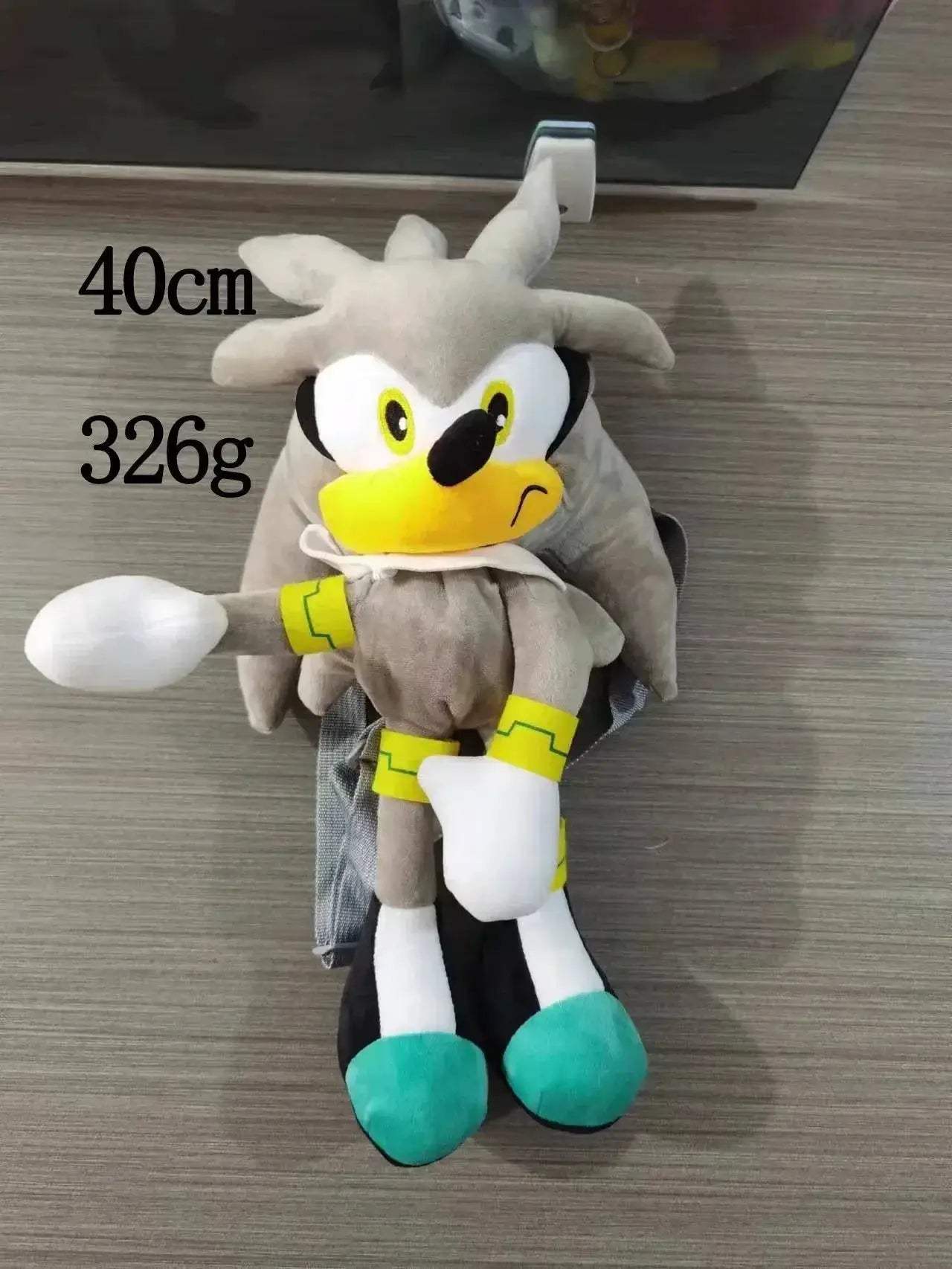 Sonic Plush Backpack 3D Hedgehog Cute School Bag Large Capacity - ToylandEU